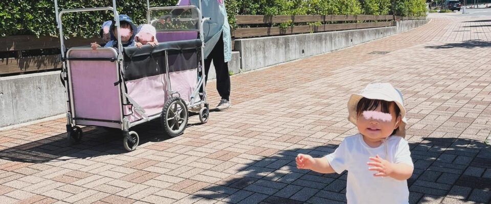 .公園まで歩いたよ〜🏻いっぱい遊んで給食中にねんね#神戸市#垂水区#小規模保育園#保育園#子育て#散歩#0歳児